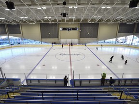 An open skate was held after the grand opening of the Downtown Community Arena attached to Rogers Place in Edmonton, Sunday, September 25, 2016.