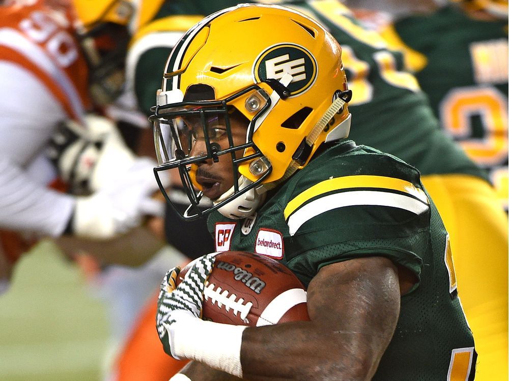 Edmonton Eskimos riding running back duo into CFL playoffs