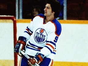 Edmonton Oilers winger Glenn Anderson in 1981.