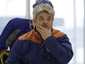 Edmonton Oilers head coach Todd McLellan at team practice in Edmonton on Wednesday November 30, 2016, the day after his team lost a home game to the Toronto Maple Leafs.