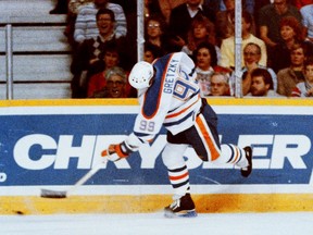 Edmonton Oilers star Wayne Gretzky in an undated photo.