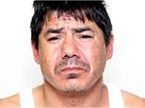 Edmonton police handout photo of wanted suspect Ivan Cory Cardinal (also known as Ivan Dumais).