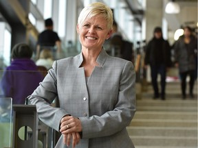 After a barrier-breaking career with Edmonton Police Service, former deputy chief Danielle Campbell has transitioned to the role of professor at MacEwan University in Edmonton, Wednesday, November 23, 2016. Ed Kaiser/Postmedia