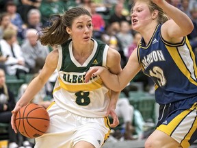 Freshman small forward Emma Kary is the third member of her extended family to play for Pandas coach Scott Edwards. (Courtesy University of Alberta Athletics)