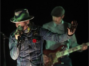 Gord Downie performs in Toronto, on Oct. 21, 2016. Downie is performing his latest solo effort Secret Path.