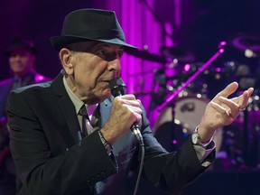 Leonard Cohen performs at the 47th Montreux Jazz Festival, in Montreux, Switzerland, on Thursday, July 4, 2013.
