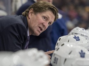 Toronto Maple Leafs head coach Mike Babcock.