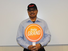 Suryanarayana Bora, who won the Nov. 10, 2016, Daily Grand draw, could choose between receiving $1,000  per day for life or a one-time payment of $7 million.