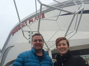 Artists Slavo Cech and Erin Pankratz-Smith critique new public art at Rogers Place.