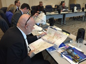 Councillors get their first look at Edmonton's neighbourhood-level flood maps on Nov. 9, 2016, after Postmedia successfully FOIP'ed the information.