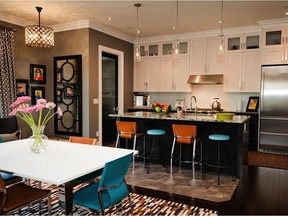 Deborah and Eric Anzinger's new home in Glenora features a special kitchen that serves as a gathering place for friends and family.