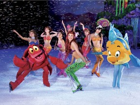 Ariel and company in Disney on Ice at Northlands Coliseum, Dec. 1 to 4.