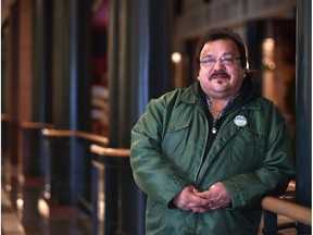 Elder Gary Moostoos for story about Truth and Reconciliation Commission calls to action which he says the city is doing a good job of answering in Edmonton, Wednesday, December 14, 2016. Ed Kaiser/Postmedia