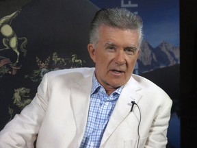 Alan Thicke plays a prominent self-help guru who preaches a gospel of perfect selfishness in It’s Not My Fault And I Don’t Care Anyway, which was shot in Edmonton over 18 days last summer.