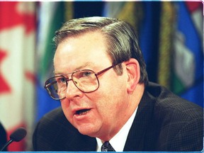 Former Alberta cabinet minister Halvar Jonson died Friday, Dec. 2, 2016.