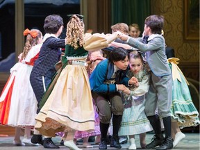 A scene from The Nutcracker performed by Alberta Ballet.