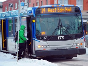 Changes were made to Edmonton Transit Service bus routes over the holidays, with several routes cancelled entirely on selected days.