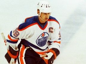Edmonton Oilers star Wayne Gretzky in December 1984.
