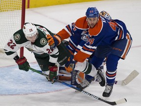 Connor McDavid of the Edmonton Oilers shoots the puck against Devan Dubnyk of the Minnesota Wild during the 2017 Honda NHL All-Star Game at Staples Center on Sunday, Jan. 29, 2017. (Getty Images)