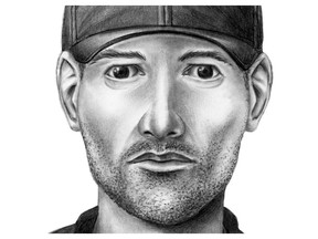 Edmonton police have released this composite sketch of a man believed to have groped three women within a two-day period in northeast Edmonton, Alta., on Nov. 8 and 9, 2016.