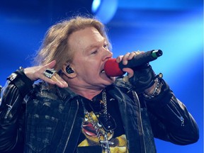 Axl Rose performing  with AC/DC on May 13, 2016 in Marseille, France.