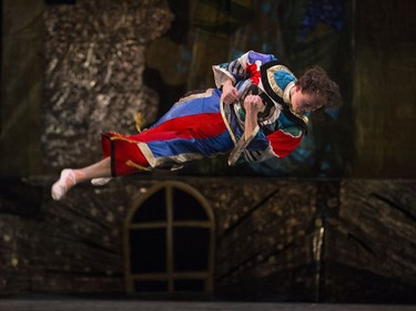 Jeffrey Mortensen of the Shumka dancers, takes part in Clara's Dream, Edmontons' Ukrainian Nutcracker on Wednesday, December 28, 2016 at the Jubilee Auditorium in Edmonton. The shows are on December 29th and 30th.