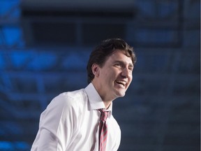 Canadian Prime Minister Justin Trudeau speaks at a conference for Toronto elementary school teachers in Toronto, on Dec. 2, 2016.