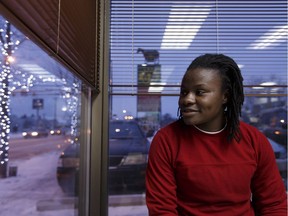 Adebayo Katiiti, a transgender swimmer who competed at International Gay and Lesbian Aquatics Championships in August, has received refugee status. He spoke to Postmedia about the experience in an Edmonton coffee shop on Saturday, Dec. 10, 2016.