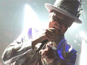 Gord Downie at Rexall Place in July. Fish Griwkowsky photo.