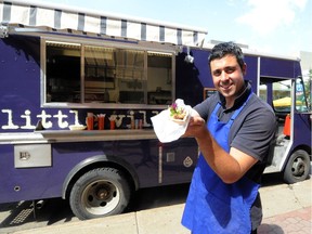Theo Psalios at the Little Village Food Truck in 2012.