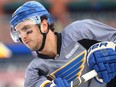 St. Louis Blues defenceman Kevin Shattenkirk during practice at St. Louis's Busch Stadium on Jan. 1, 2017.