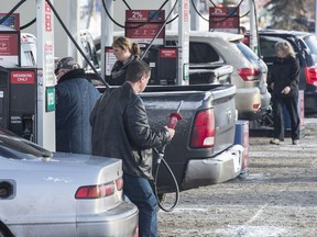 Alberta's carbon tax kicked in on Jan. 1 and some  Edmontonians lined up at the Costco gas pumps in advance to save that 4.5 cents one more time on December 31, 2016.