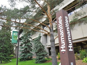 The Humanities building at the University of Alberta. File photo.