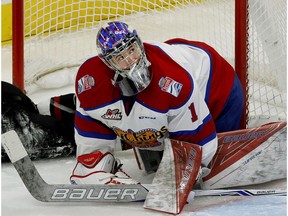 Edmonton Oil Kings goaltender Patrick Dea was pulled after the second period in a 7-4  loss, on the road, to the Lethbridge Hurricanes on Friday.