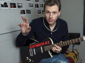 Joel Plaskett plays with the Edmonton Symphony Orchestra on Jan. 23.