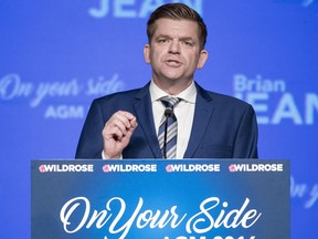 Wildrose Party Leader Brian Jean.