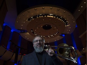 John McPherson is Principal Trombonist for the Edmonton Symphony Orchestra but also composer-in-residence this year.