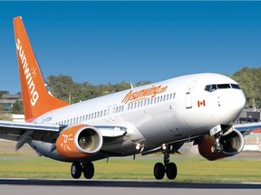 Sunwing Airlines. File photo.