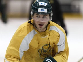 Tyson Baillie and the U of A Golden Bears swept a two-game weekend series over the visiting University of Regina Cougars to move into sole possession of second place in the Canada West Conference. (Ian Kucerak)