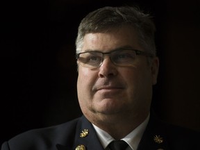 Edmonton deputy fire chief Keven Lefebvre speaks at a symposium on highrise fires at the Fantasyland Hotel in Edmonton on Thursday, Feb. 23, 2017.