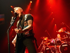Metallica perform onstage as part of Citi Sound Vault, a new live music platform curated exclusively for Citi cardmembers, at Hollywood Palladium on February 12, 2017 in Los Angeles, California.