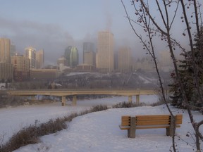 Temperatures in Edmonton are expected to dip to -24C today with wind chill making it feel like -40C thanks to 15 km/h winds.