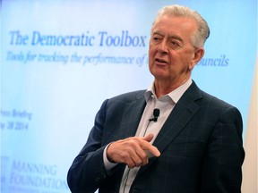 Preston Manning, founder of the Manning Centre. File photo.