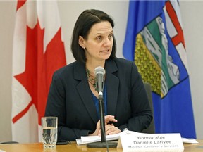 Children's Services Minister Danielle Larivee told reporters Thursday the province is reviewing how it delegates contracts in the wake of an attack on a youth worker.