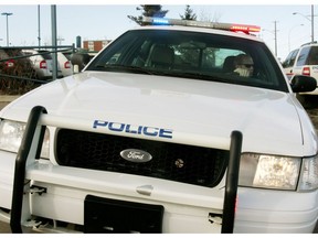 Edmonton police cruiser.