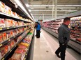 Walmart grocery customers in Edmonton might be spending less time in the aisles after the company introduced online shopping and pickup service at six stores Feb. 21, 2017.