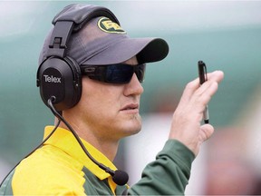 Edmonton Eskimos head coach Jason Maas.