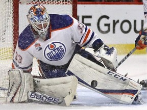 Edmonton Oilers goalie Cam Talbot.