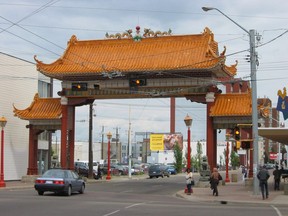 Construction crews will start work on Monday to  disassemble Harbin Gate in downtown Edmonton.