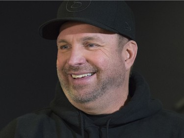 Garth Brooks kicked off his stay in Edmonton with a press conference on  Feb. 17, 2017, at Rogers Place with his wife Trisha Yearwood.